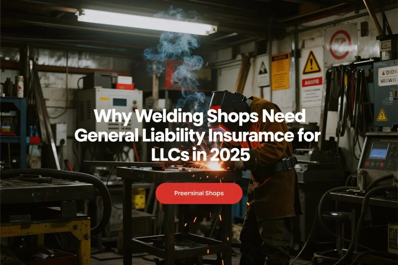 Why Welding Shops Need General Liability Insurance for LLCs in 2025