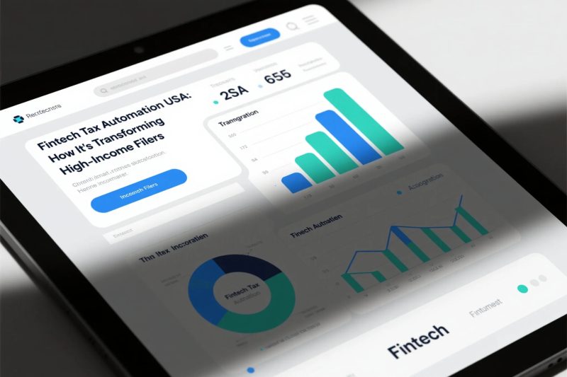 Fintech Tax Automation USA: How It’s Transforming High-Income Filers